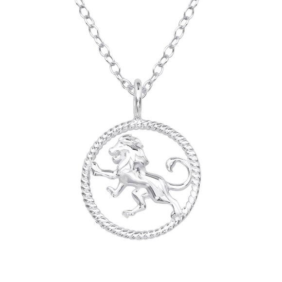 Silver Plated Leo Necklace - Picture 1 of 1